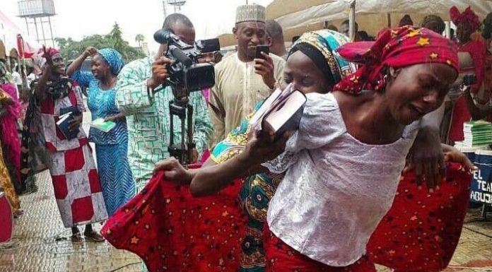 Kidnapped Chibok Girls Reunited with Families Chibok Girls Back