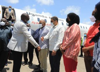 Ugandan Ministers Arrive in Mombasa for Kenya-Uganda Agribusiness Symposium Kenya Uganda Agribusiness Symposium